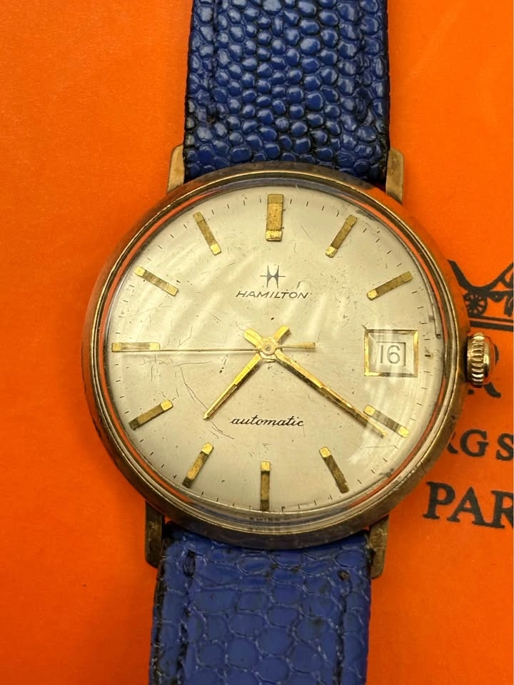 Hamilton Thin-O-Matic Automatic Watch, 10K Gold-Filled - photo 3