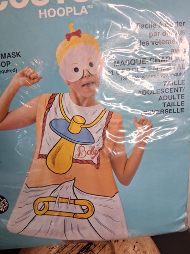 1986 Vintage Ben Cooper Hoopla Halloween Costume New In Bag