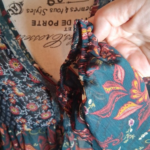 Floral Paisley V-Neck Blouse - photo 5