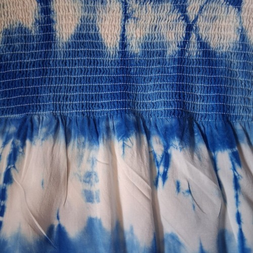 Blue Tie-Dye Women's Top Plus Size 3 - photo 5