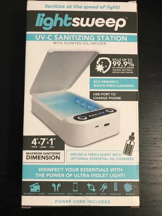 LightSweep Sanitizing Station