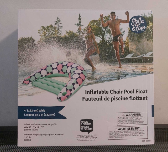 Inflatable Chair Pool Float