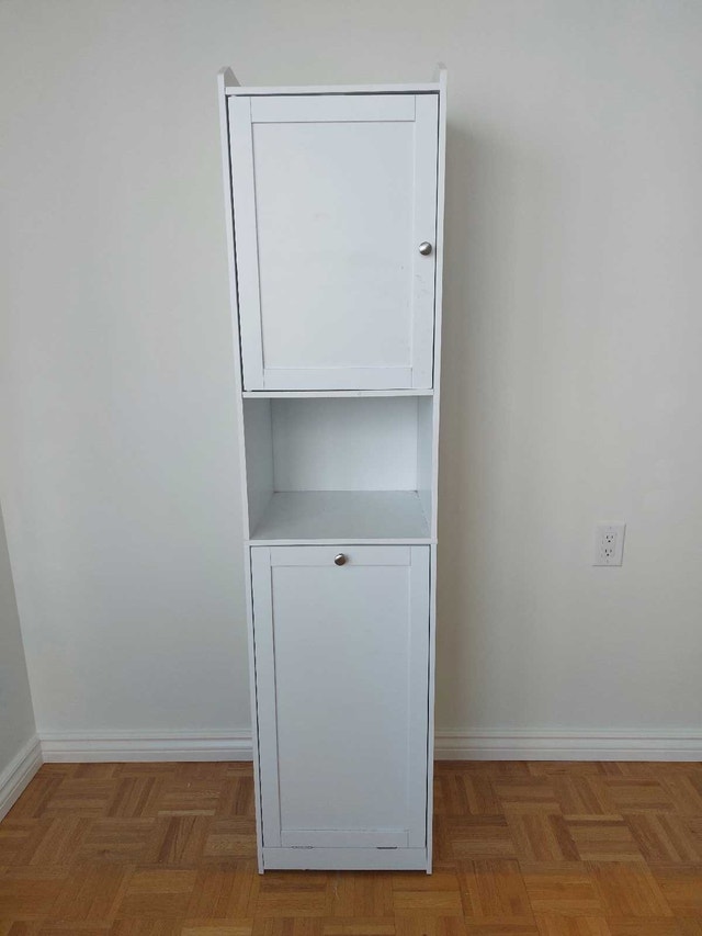 VASAGLE Bathroom Tall Cabinet with Laundry Hamper