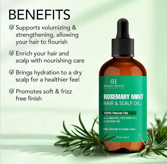 Botanic Hearth Rosemary Mint Oil - photo 2