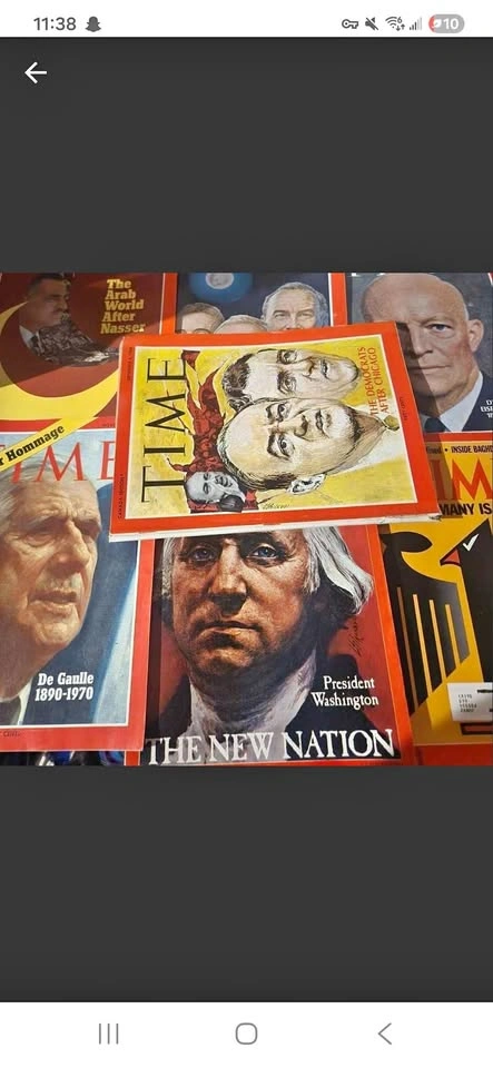Vintage TIME Magazine Collection 7 magazines 🏈