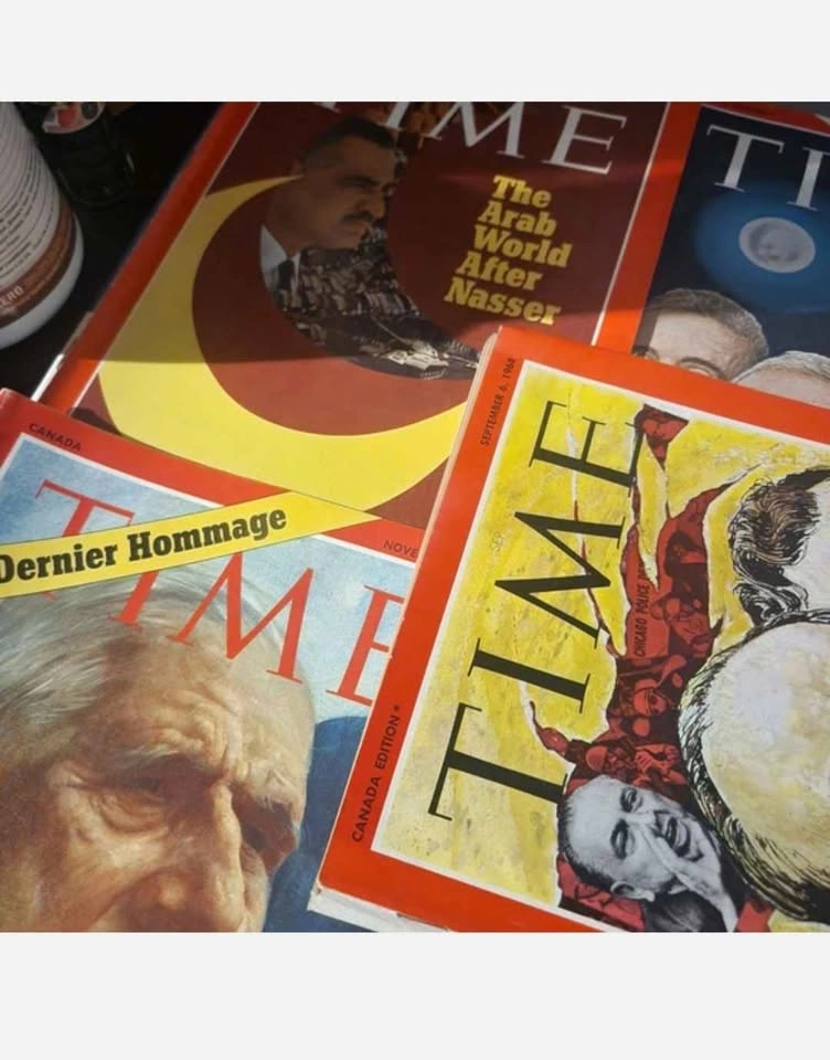 Vintage TIME Magazine Collection 7 magazines 🏈 - photo 2