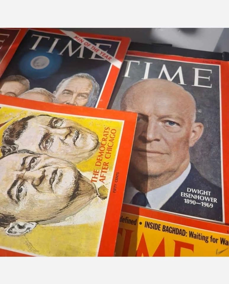 Vintage TIME Magazine Collection 7 magazines 🏈 - photo 3