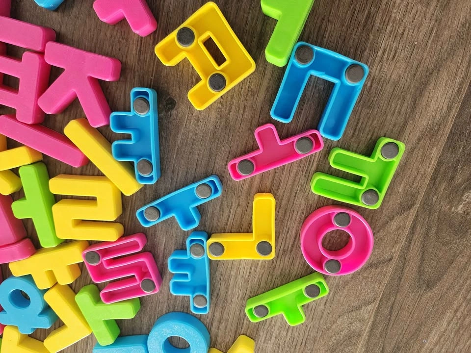 Korean alphabet magnets - photo 2