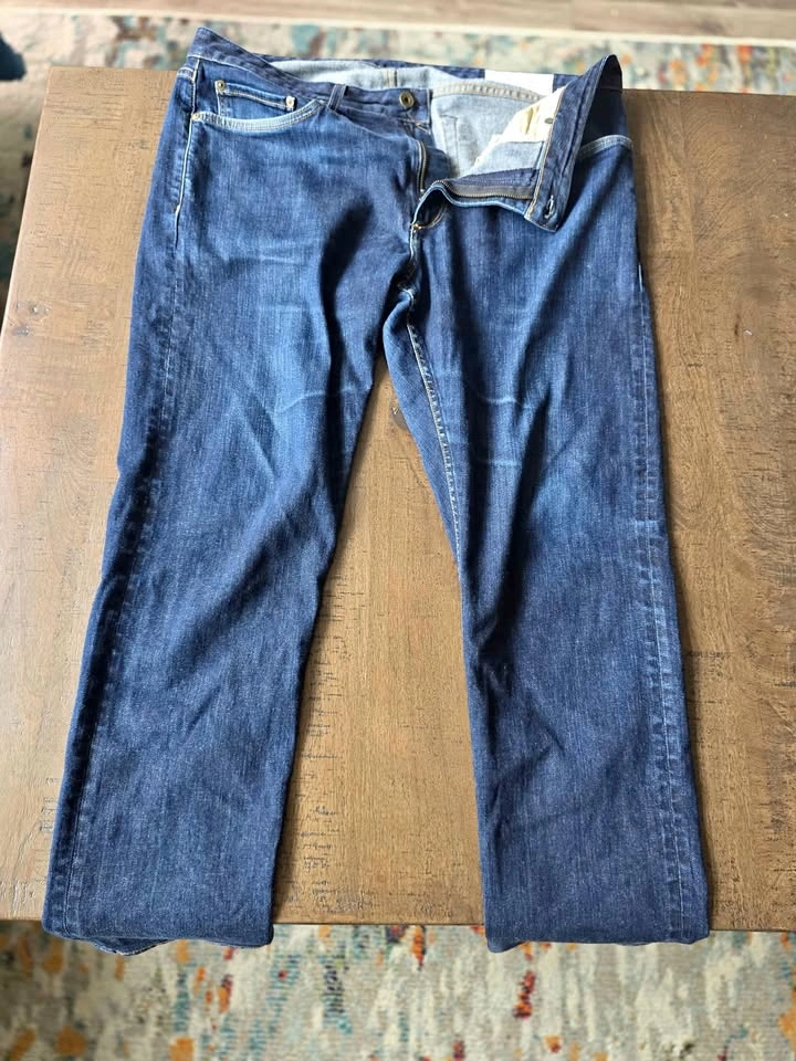 Rag & Bone Fit 3 Athletic Dark Wash Jeans - Size 36×32