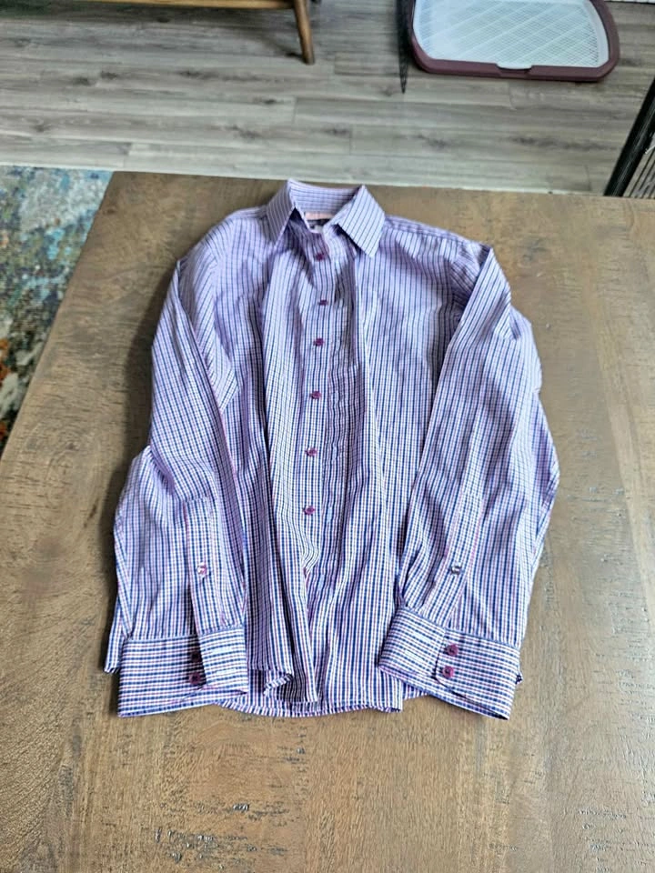 Thomas Pink Jermyn Street London Slim Fit Check Dress Shirt – Si
