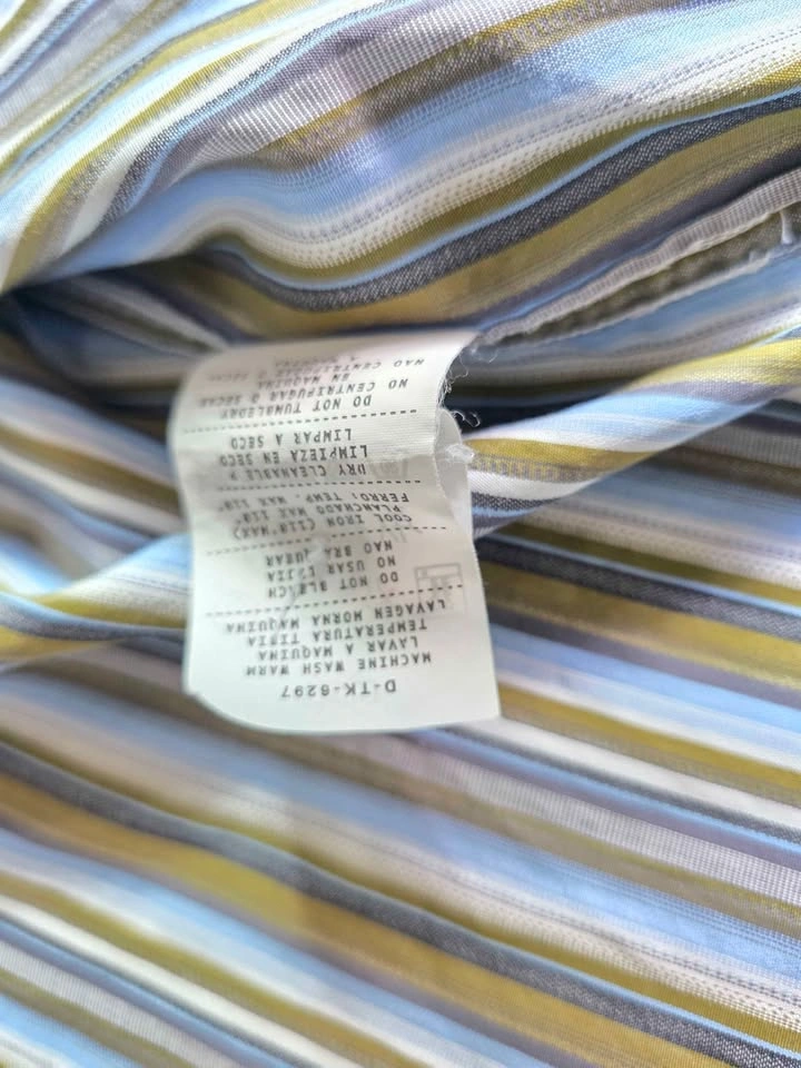 Ermenegildo Zegna Luxury Multi-Stripe Long Sleeve Dress Shirt - photo 5