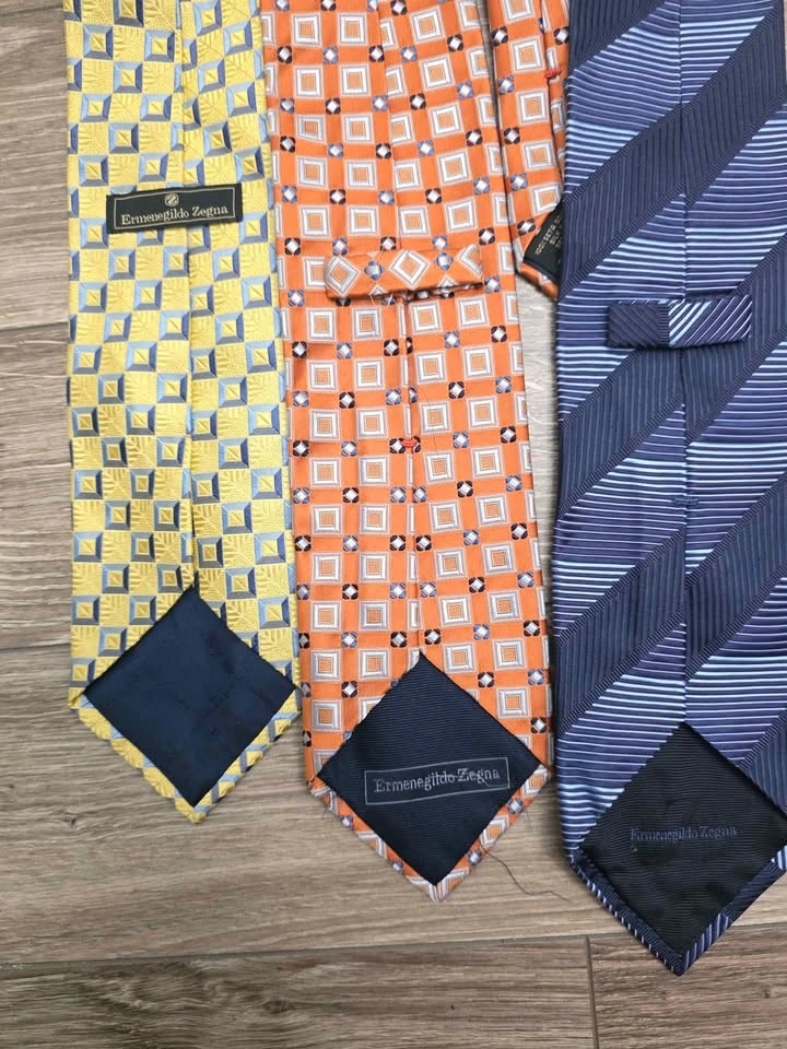 Luxury Italian Silk Ties Bundle - Canali & Ermenegildo Zegna - photo 4