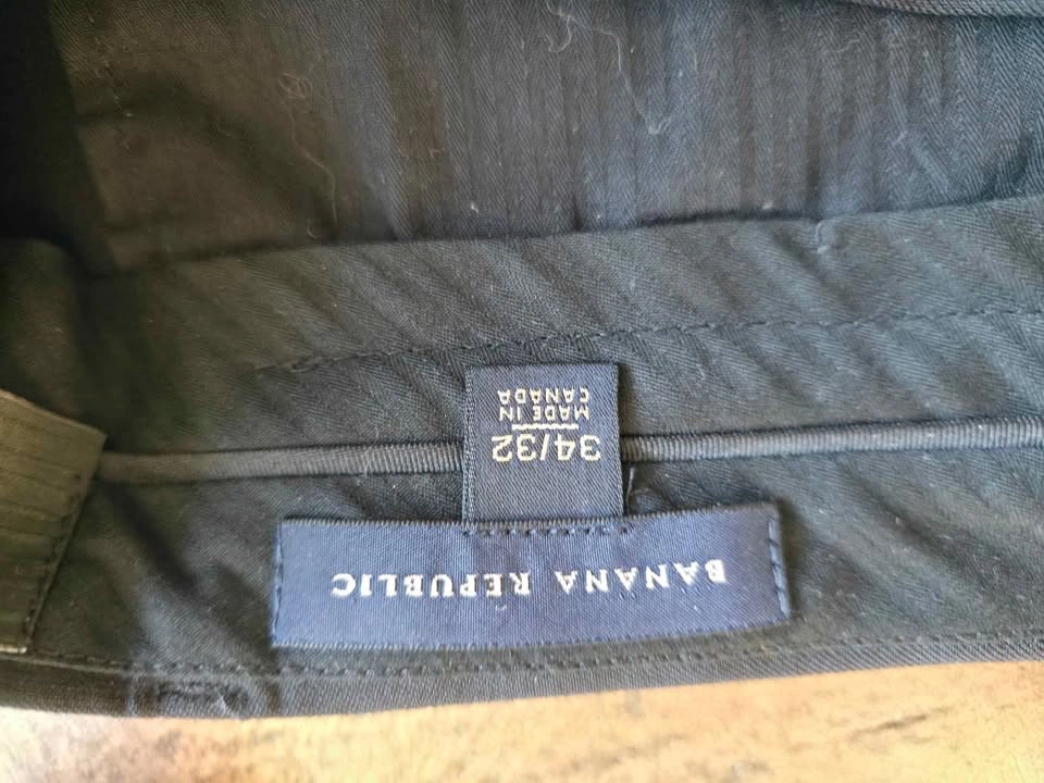 Banana Republic Black Wool Trousers - Cerruti 1881 - 34x32 - photo 5