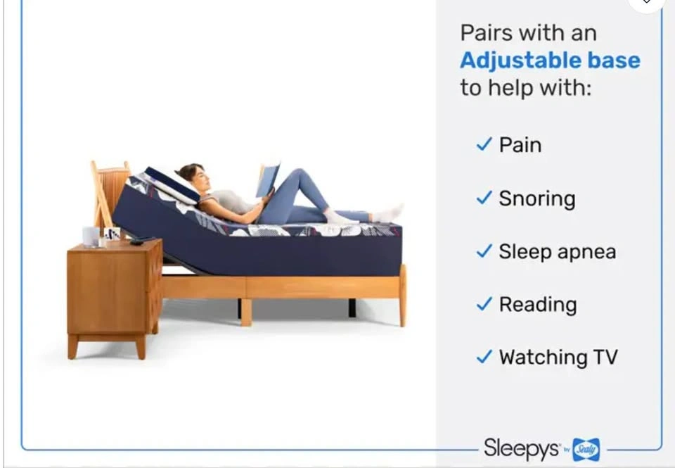Sleepy's By Sealy Queen Hybrid Mattress with ViscoBoost & Anti-S - photo 2