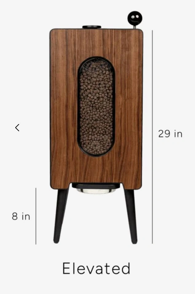 Brand New Houndsy Furniture-Style Kibble Dispenser - Walnut - photo 3