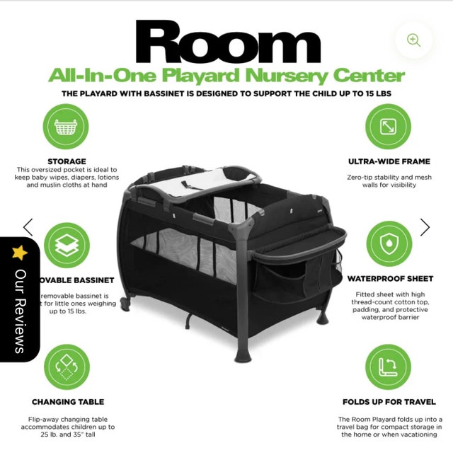 Best Offer - Joovy Room Nursery Center - photo 4
