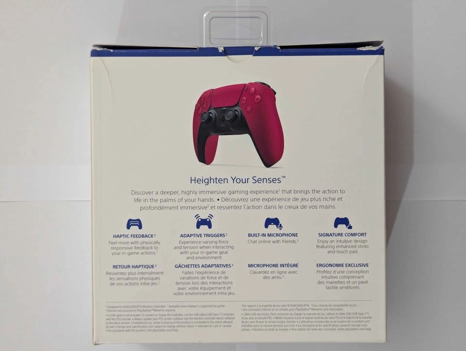 CIB Cosmic Red PlayStation 5 Controller - photo 3