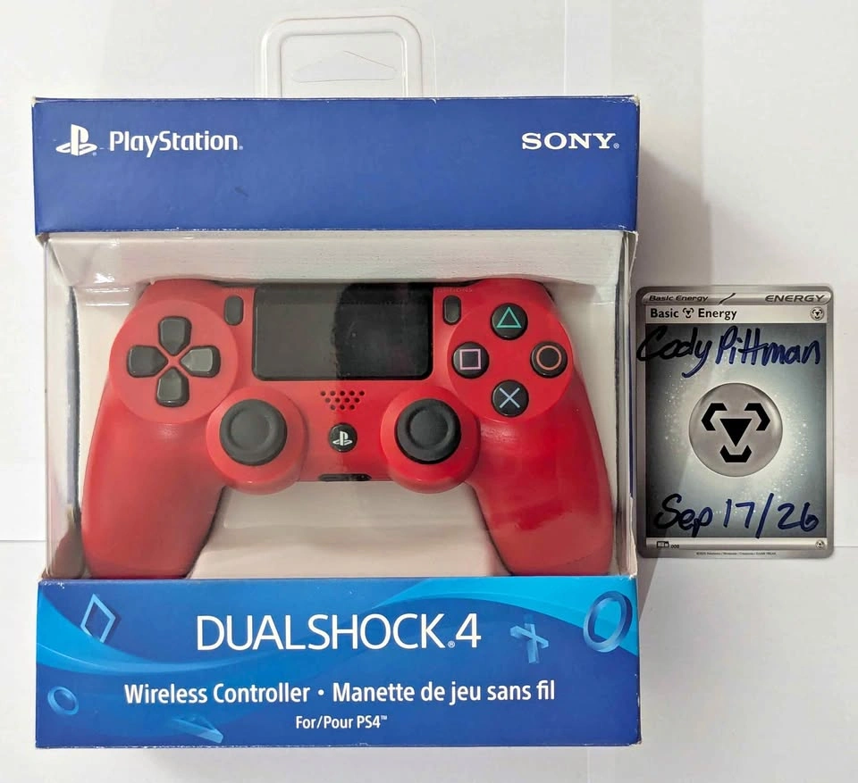CIB Magma Red PlayStation 4 Controller