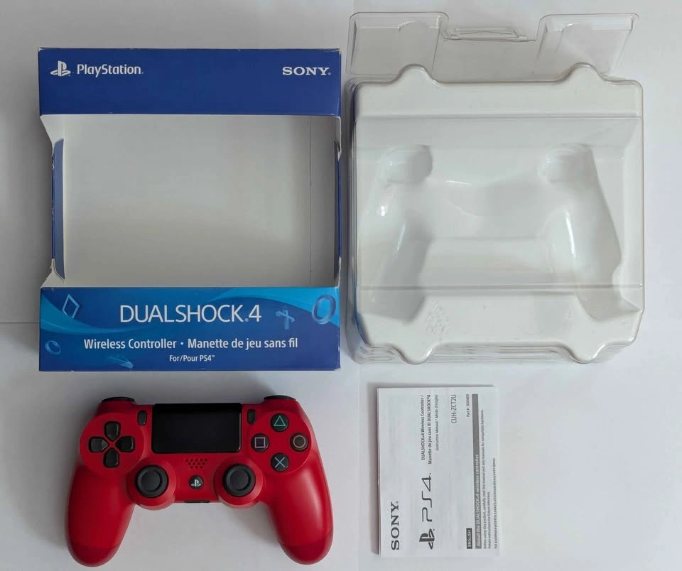 CIB Magma Red PlayStation 4 Controller - photo 2