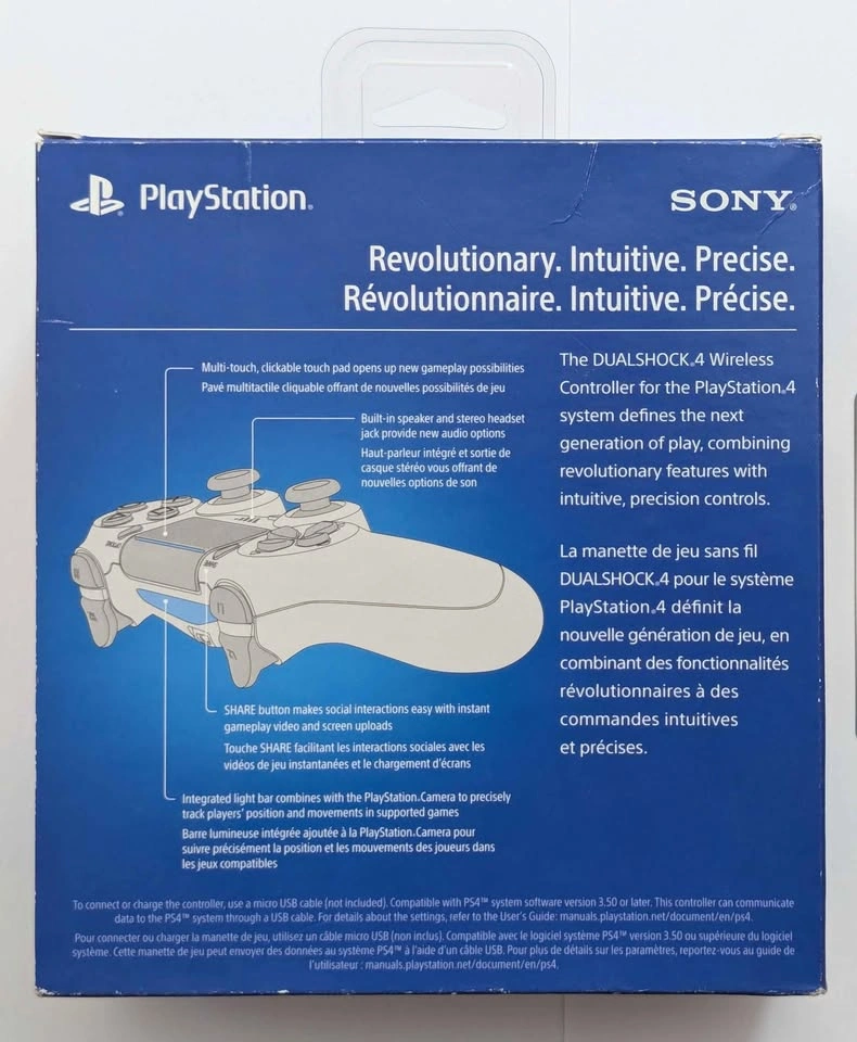 CIB Magma Red PlayStation 4 Controller - photo 4