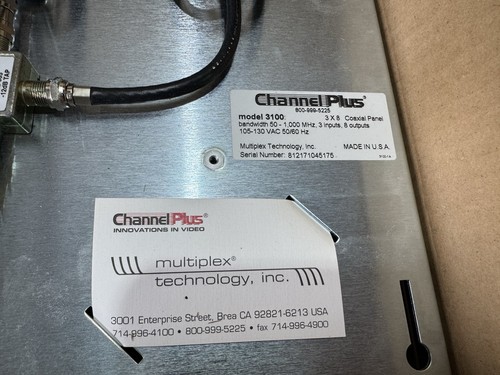 ChannelPlus Coaxial Cable Panel Multi-Room Video System 3100 - photo 4