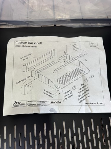 Middle Atlantic Products RSH4 Custom Rack Shelf - photo 2