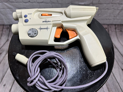 InterAct Starfire LightBlaster SNES Light Gun Dual Trigger Beige