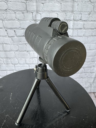 40x60 Straight Spotting Scope 60mm Coated Porro Prism w/ Tripod - photo 3