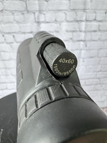 40x60 Straight Spotting Scope 60mm Coated Porro Prism w/ Tripod - photo 4