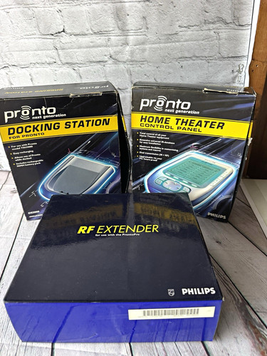 Philips Pronto TSU3000 Remote w/ DS3000 Dock & RFX6000
