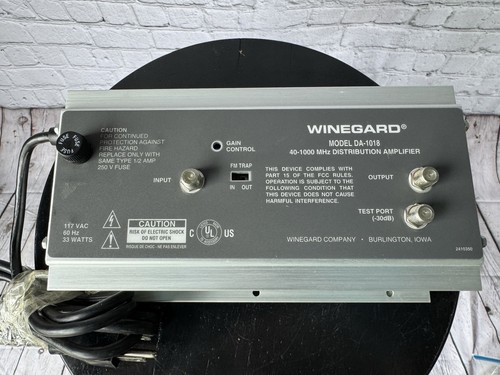 Winegard DA-1018 Distribution Amplifier 40-1000 MHz 33W - photo 2