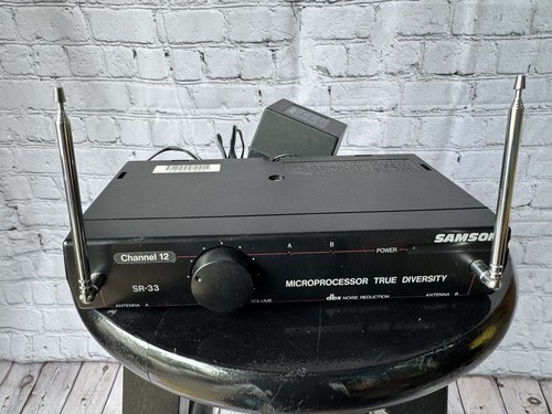 Samson SR-33 Wireless Microphone Receiver True Diversity dbx NR - photo 2