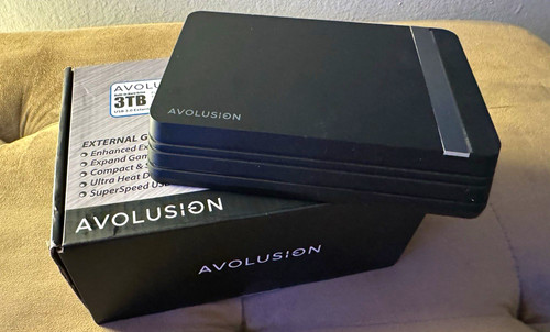 Avolusion Pro X 3TB 2.5in External HDD USB 3.0 Black