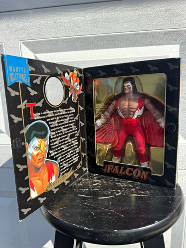 Toy Biz Marvel Milestones Famous Cover Falcon 8in Figure 1998