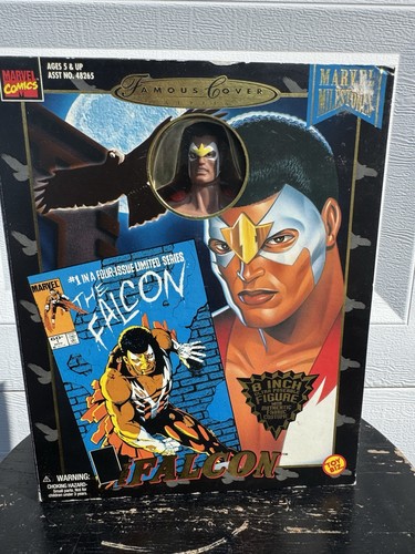 Toy Biz Marvel Milestones Famous Cover Falcon 8in Figure 1998 - photo 2
