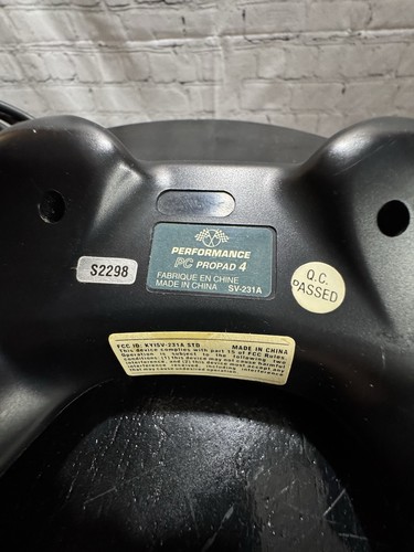 Performance PC Propad 4 Wired Gamepad Controller DB9 Turbo Black - photo 3