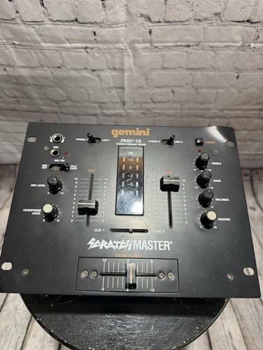 Gemini PMX-16 2-Channel Analog Scratch Preamp Mixer - photo 3