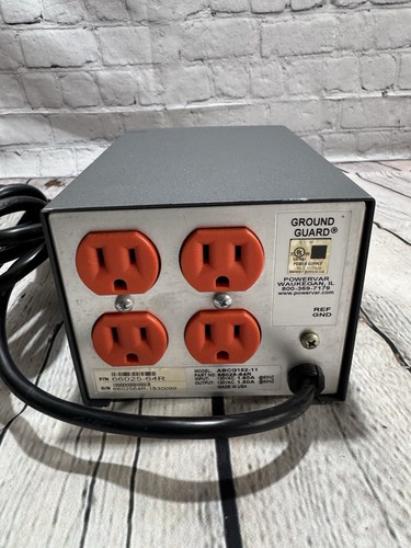 Powervar Ground Guard Power Supply 66025-64R 4-Outlets - photo 4