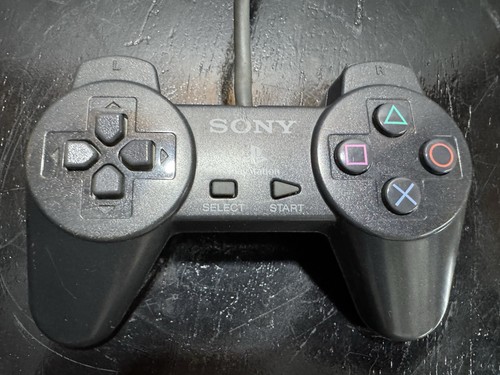 Sony PlayStation 1 Wired Controller Gray SCPH-1080 6ft Ergonomic - photo 3