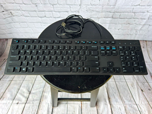 Dell 0RKR0N Wired USB Keyboard Black English QWERTY Multimedia