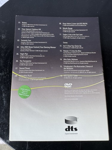 dts Digital Entertainment Alive! (2006) Promo Demo DVD - photo 2