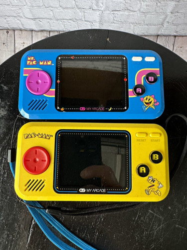 Pac-Man & Ms. Pac-Man DGUNL-3227 Arcade Lot of 2 Handhelds