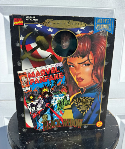 Toy Biz Marvel Milestones Famous Cover Black Widow 8in Figure
