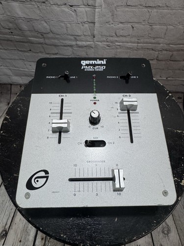 Gemini PMX-250 2-Channel Analog DJ Mixer