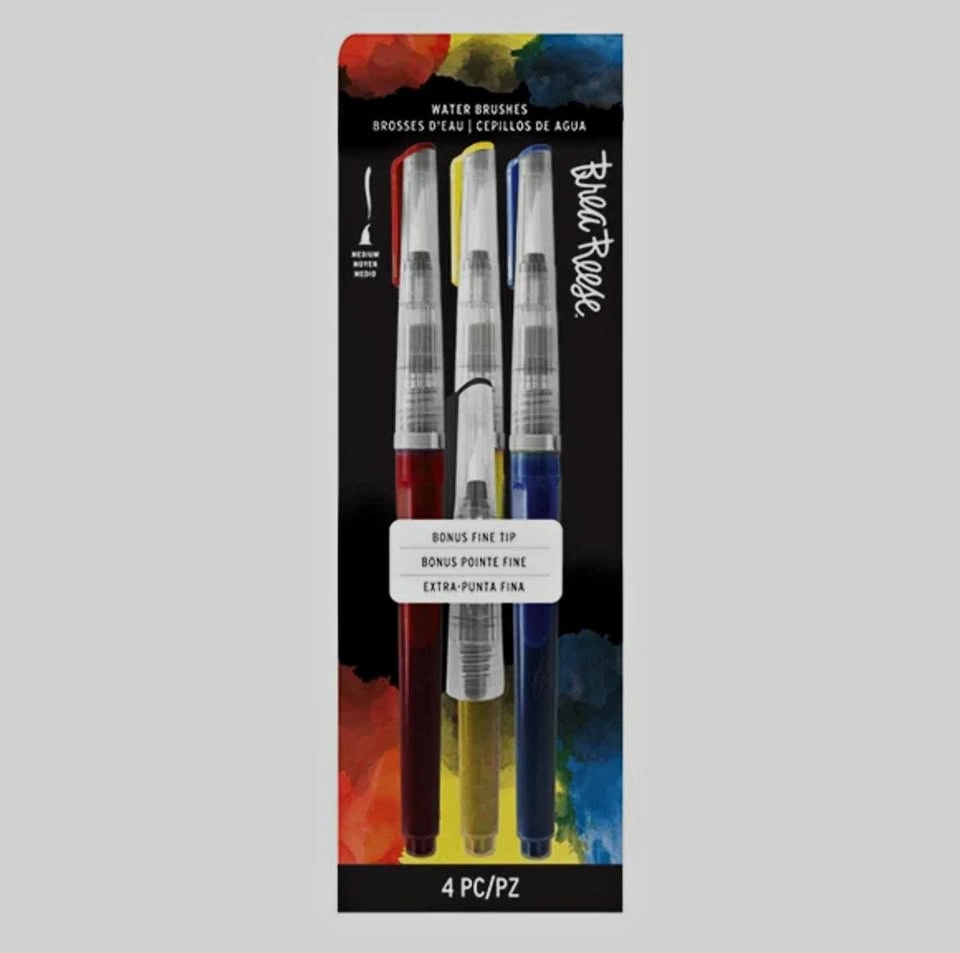 Brea Reese Water Brushes w/Bonus Fine Tip