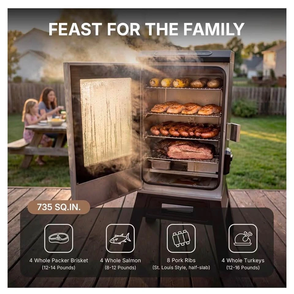New Electric Smoker with Viewing Window - photo 4
