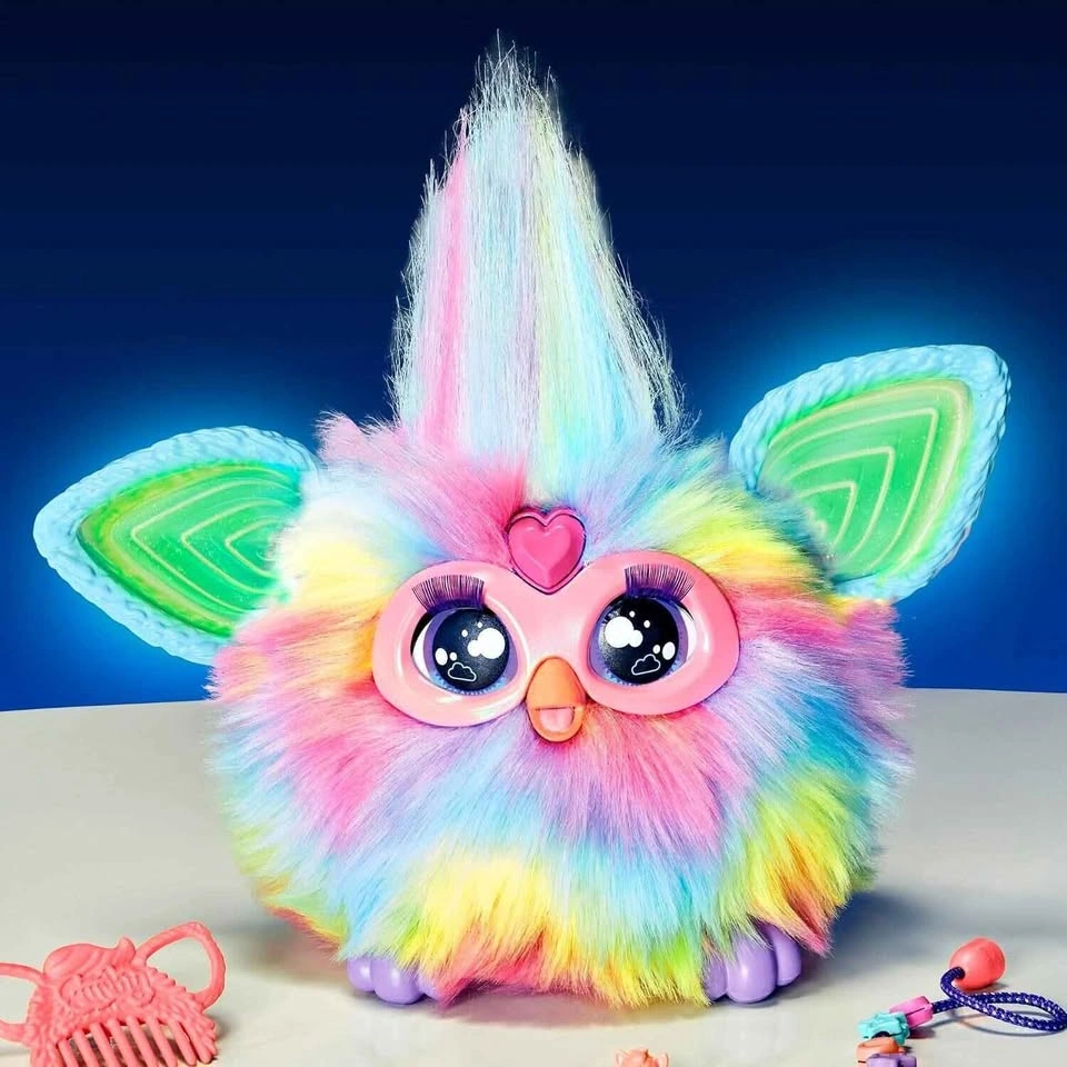 Furby Tie Dye Interactive Plush Toy French Version - photo 2