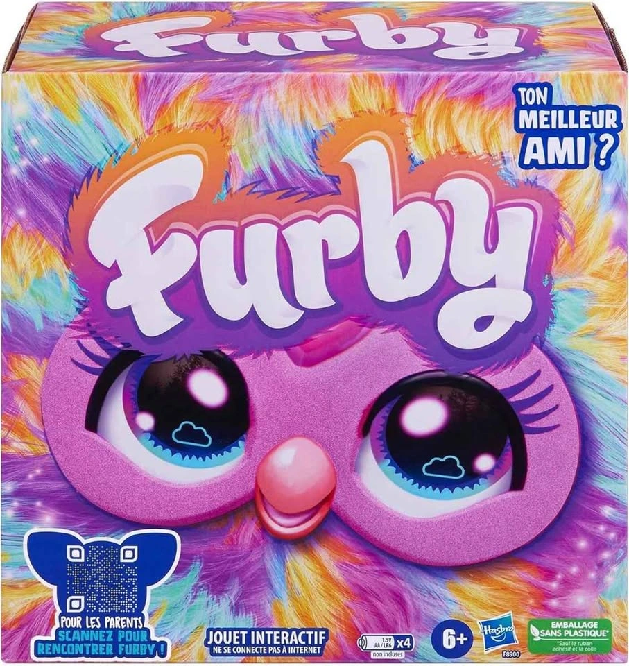 Furby Tie Dye Interactive Plush Toy French Version - photo 3