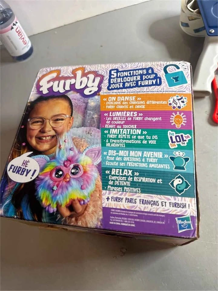Furby Tie Dye Interactive Plush Toy French Version - photo 5