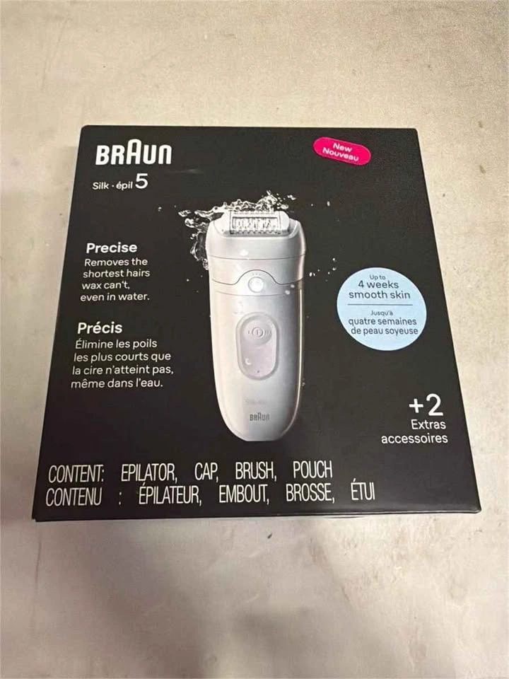 Brand new Braun Silk-epil 5 Epilator, Wet and Dry - photo 4